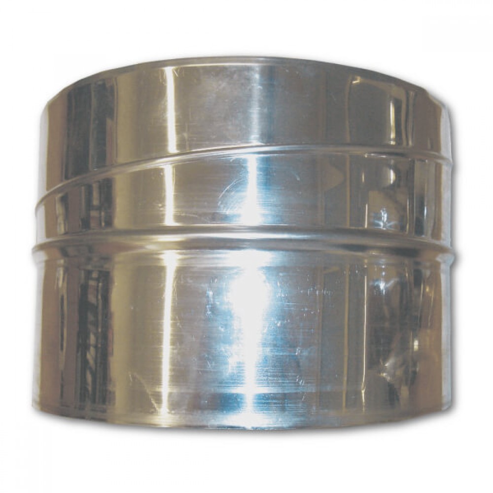 Adaptor for flexible flue, Stainless steel AISI 304, Female, Φ100 | Flue adaptors | Chimney |