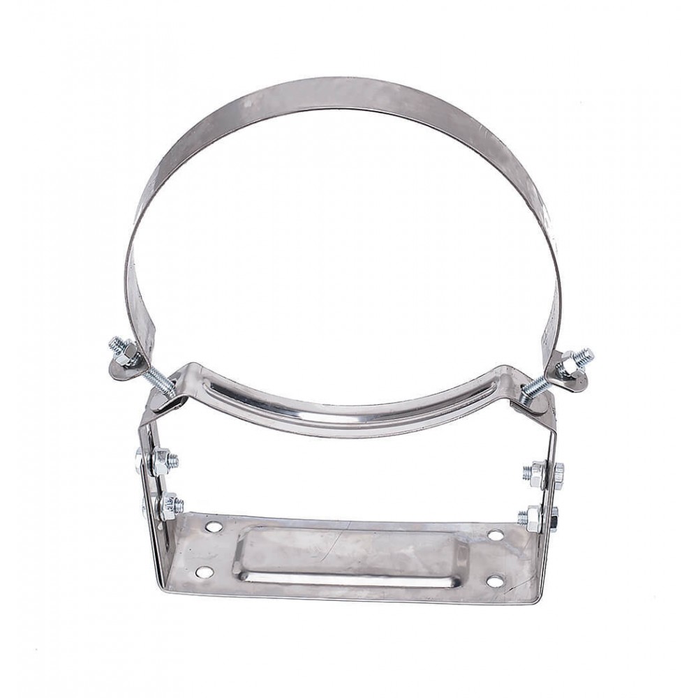 Chimney bracket, Reinforced, Adjustable, Stainless steel, Φ200 | Installation Elements | Chimney |