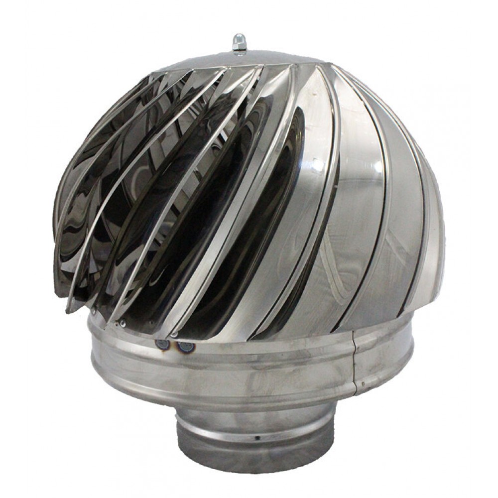 Aspiromatic revolving chimney cowl, Stainless steel, Φ300 | Chimney Cowls | Chimney |