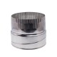 Adaptor for flexible flue, Stainless steel AISI 304, Male, Φ250 | Flue adaptors | Chimney |