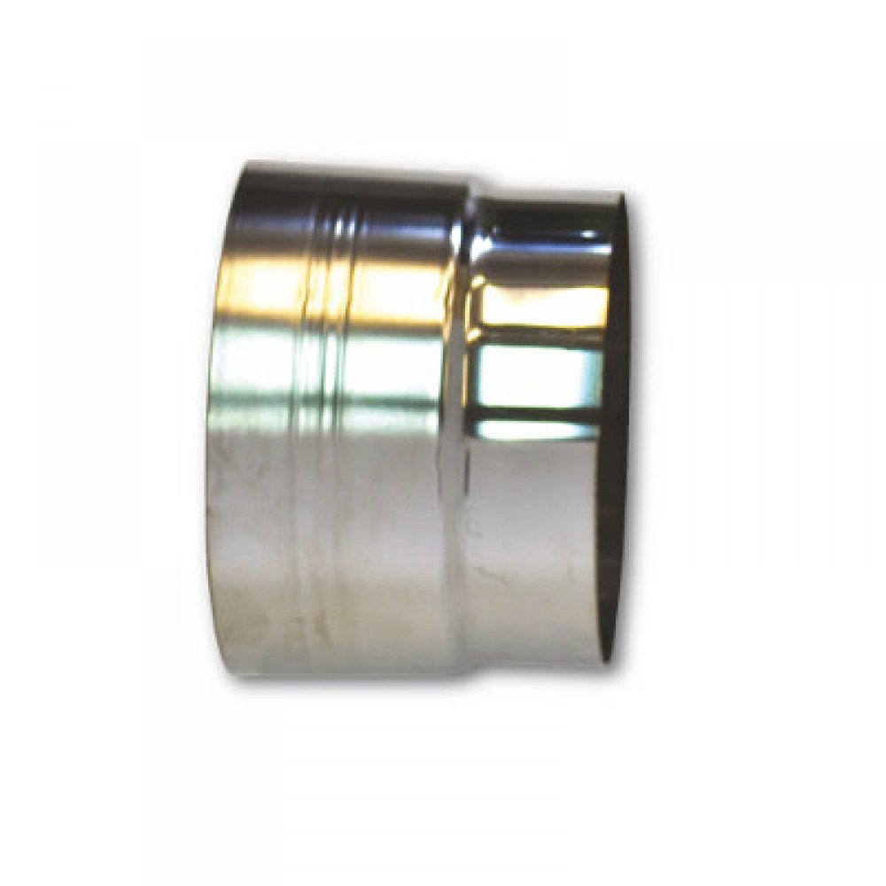 Coupling connector, Stainless steel AISI 304, Female-Male, Φ100 | Installation Elements | Chimney |