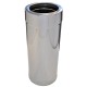 Twin wall flue pipe, Stainless steel AISI 304, Straight, Insulated, Length 0,5m, Φ80-130 | Twin Wall Flue | Chimney |