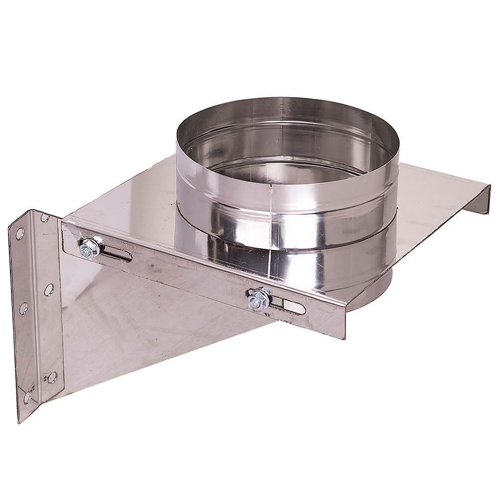 Adjustable wall support / Chimney bracket, Stainless steel AISI 304, Φ130-Φ500