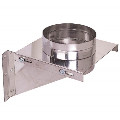 Adjustable wall support, Stainless steel AISI 304, Φ500 - Installation Elements