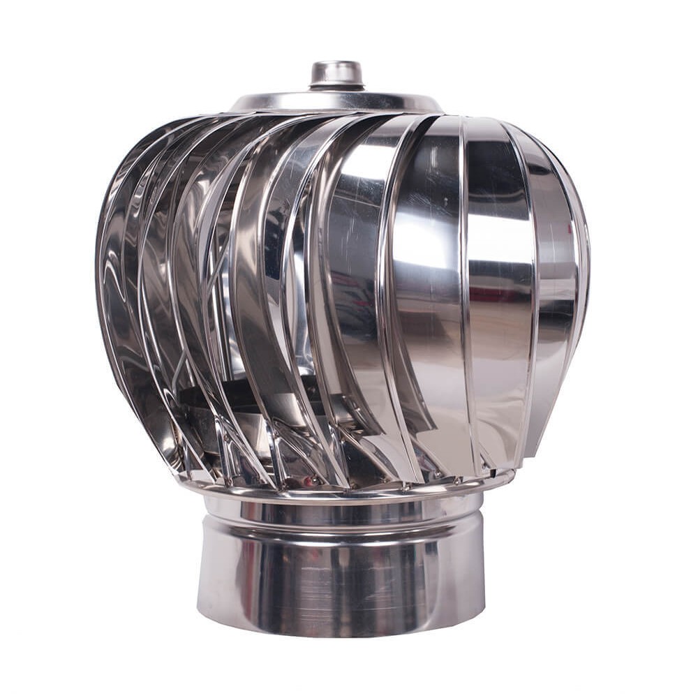 Aspiromatic revolving chimney cowl T200, Stainless steel AISI 304, Φ130-Φ350
