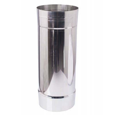 Telescopic flue pipe, Stainless steel AISI 304, Straight, Length 30 - 50cm, Φ80-Φ350 - Flue