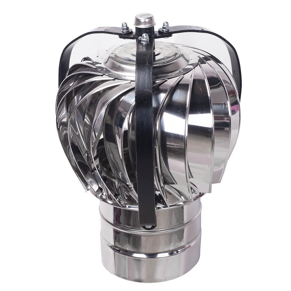 Aspiromatic revolving chimney cowl T400, Stainless steel AISI 304, Φ250