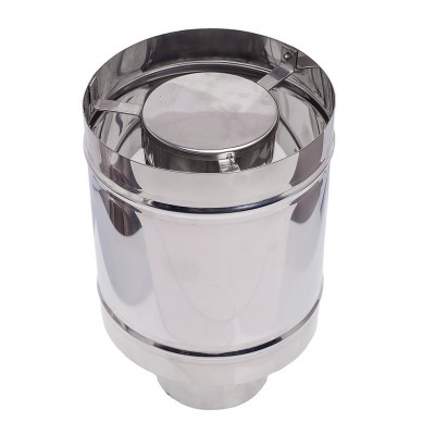 Pellet stove chimney cowl, Stainless steel AISI 304 - Product Comparison