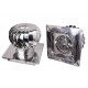 Aspiromatic revolving chimney cowl, Stainless steel AISI 304, Regulated square base | Chimney Cowls | Chimney |