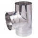 Chimney tee with cap 90°, Stainless steel AISI 304, Φ350