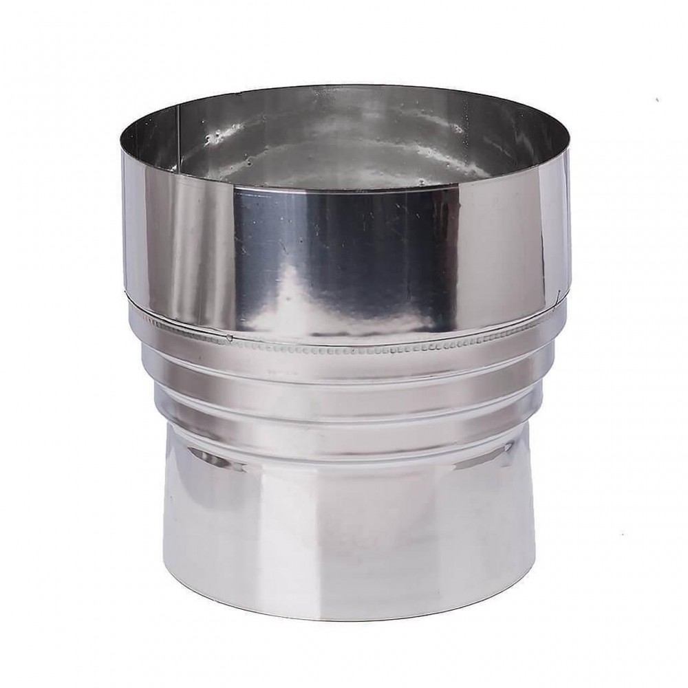 Flue kit for pellet stove, Stainless steel AISI 304, 80-130mm - 80-150mm | Flue Kits | Chimney |