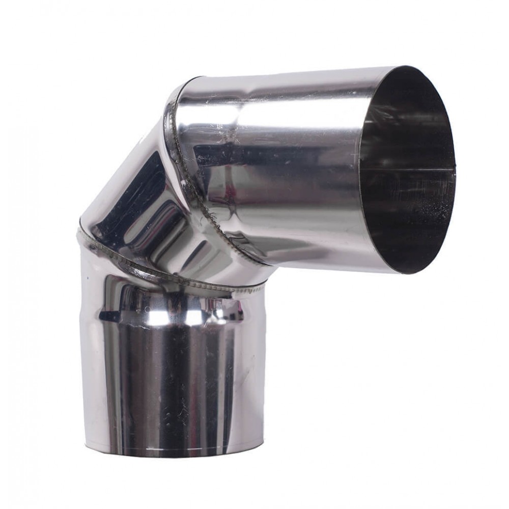 Flue kit for pellet stove, Stainless steel AISI 304, 80-130mm - 80-150mm | Flue Kits | Chimney |