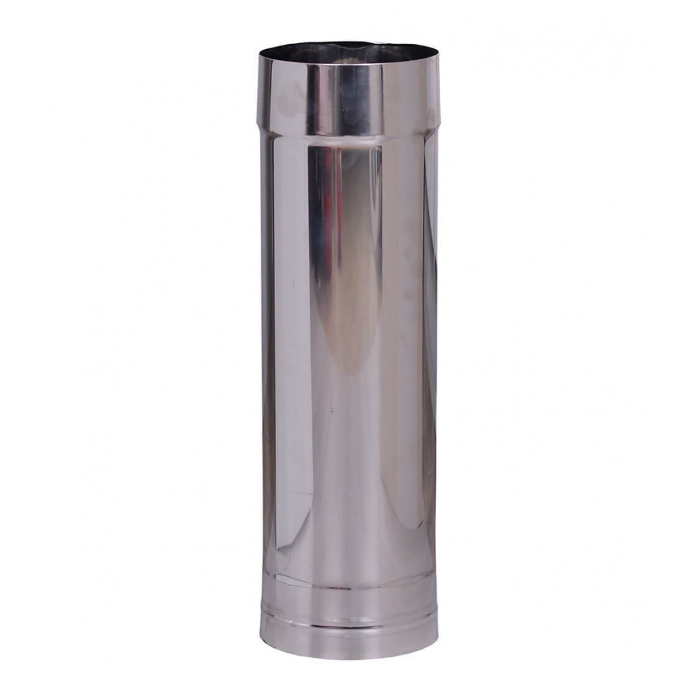 Flue pipe, Stainless steel AISI 304, Straight, Length 0.5m, Ф200