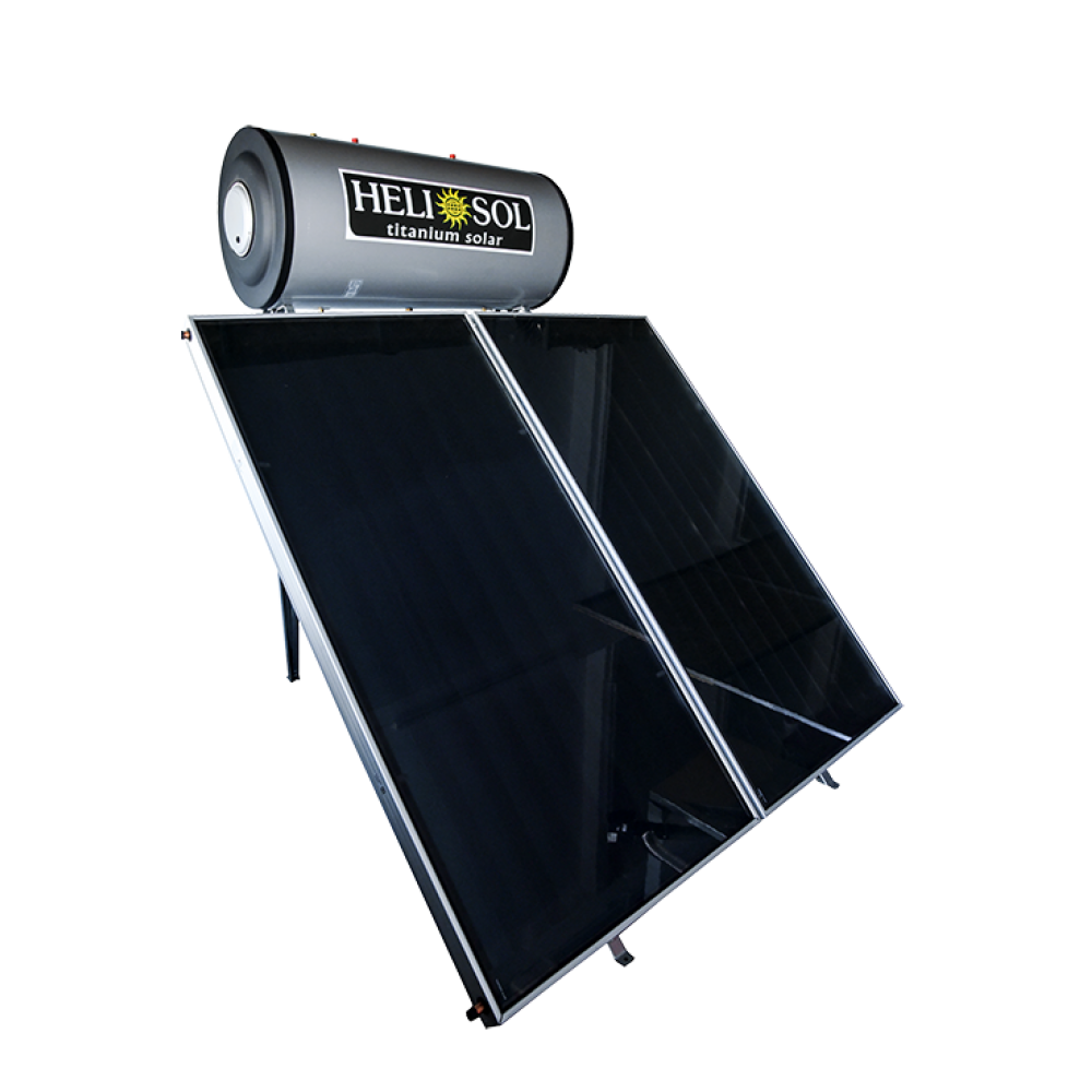 Thermosiphon system Heliosol, Model Titanium Solar 200L, Panels 2 x 1.55m² | Thermosyphon Systems | Solar DHW |