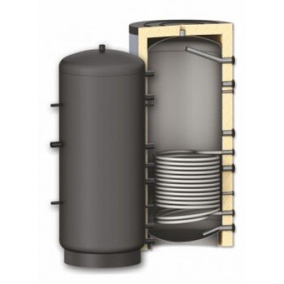 Buffer Tank Sunsystem, Model PR 3000, Capacity 3000L, One heat exchange coil, Industrial Vessel - Buffer Tanks / Buffer Vessels