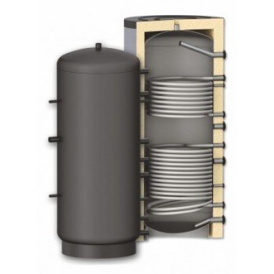 Buffer Tank Sunsystem, Model PR2 1000, Capacity 1000L, Two heat exchanging coils Vessel - Buffer Tanks / Buffer Vessels