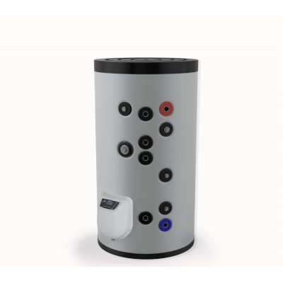 Water Heater Eldom, Free standing model, Volume 150L, Two heat exchangers, Electronic control - Eldom