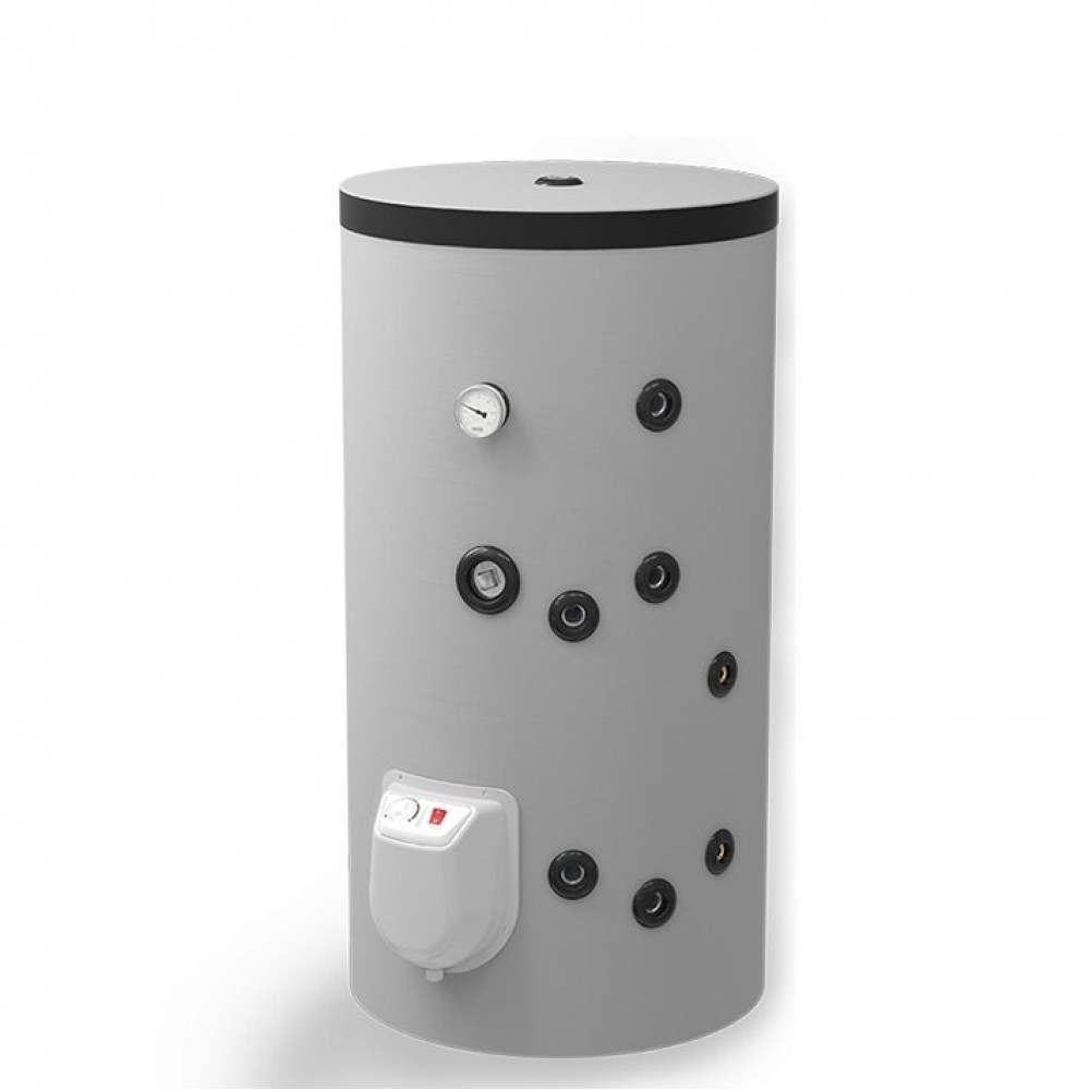 Hot Water Cylinder Eldom Stainless Free standing 150L, One heat exchanger | Hot Water Cylinders | DHW Cylinders & Buffers |