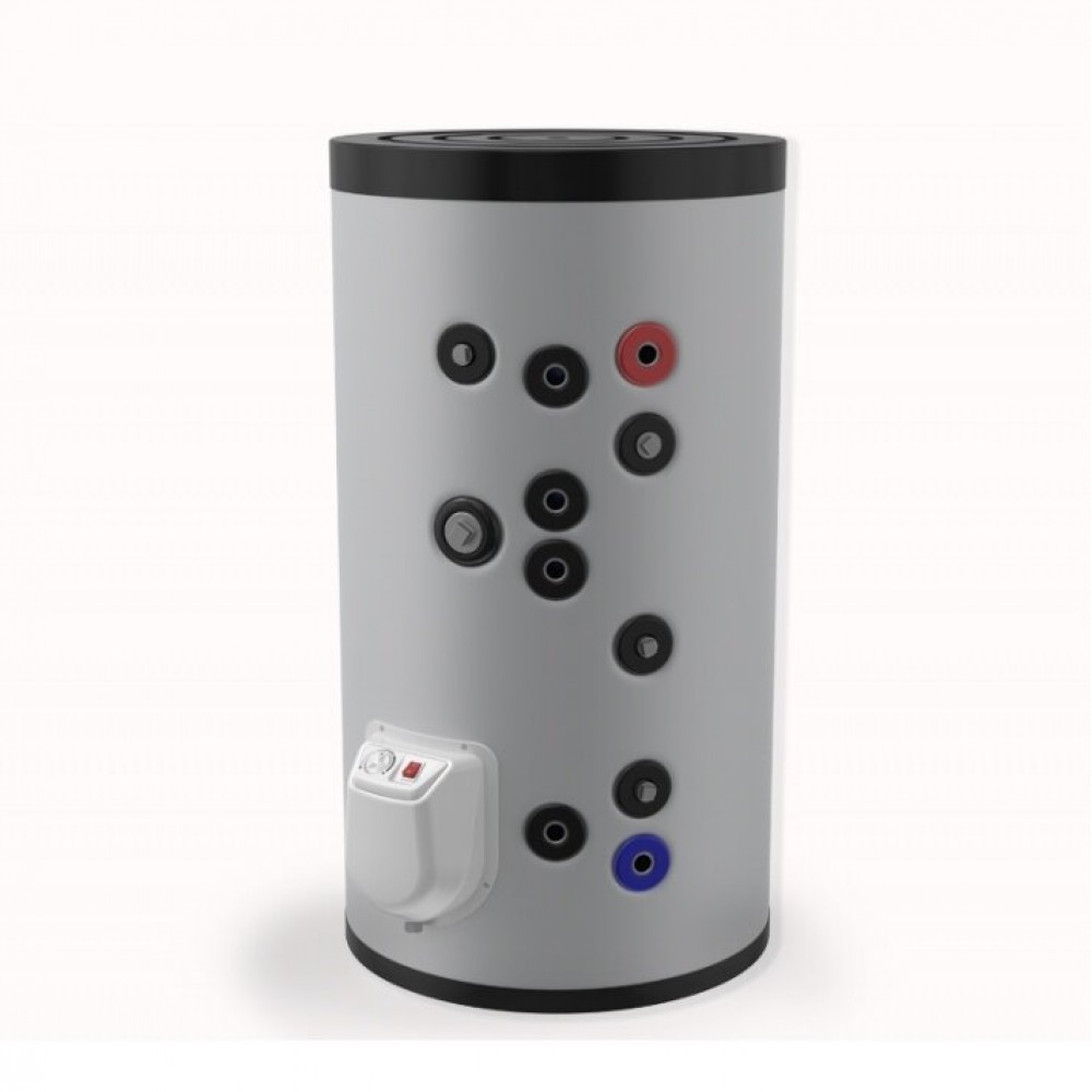 Hot Water Cylinder Eldom Stainless Free standing 150L, Two heat exchangers | Hot Water Cylinders | DHW Cylinders & Buffers |