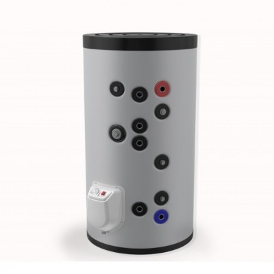 Hot Water Cylinder Eldom Stainless Free standing 150L, Two heat exchangers - Eldom