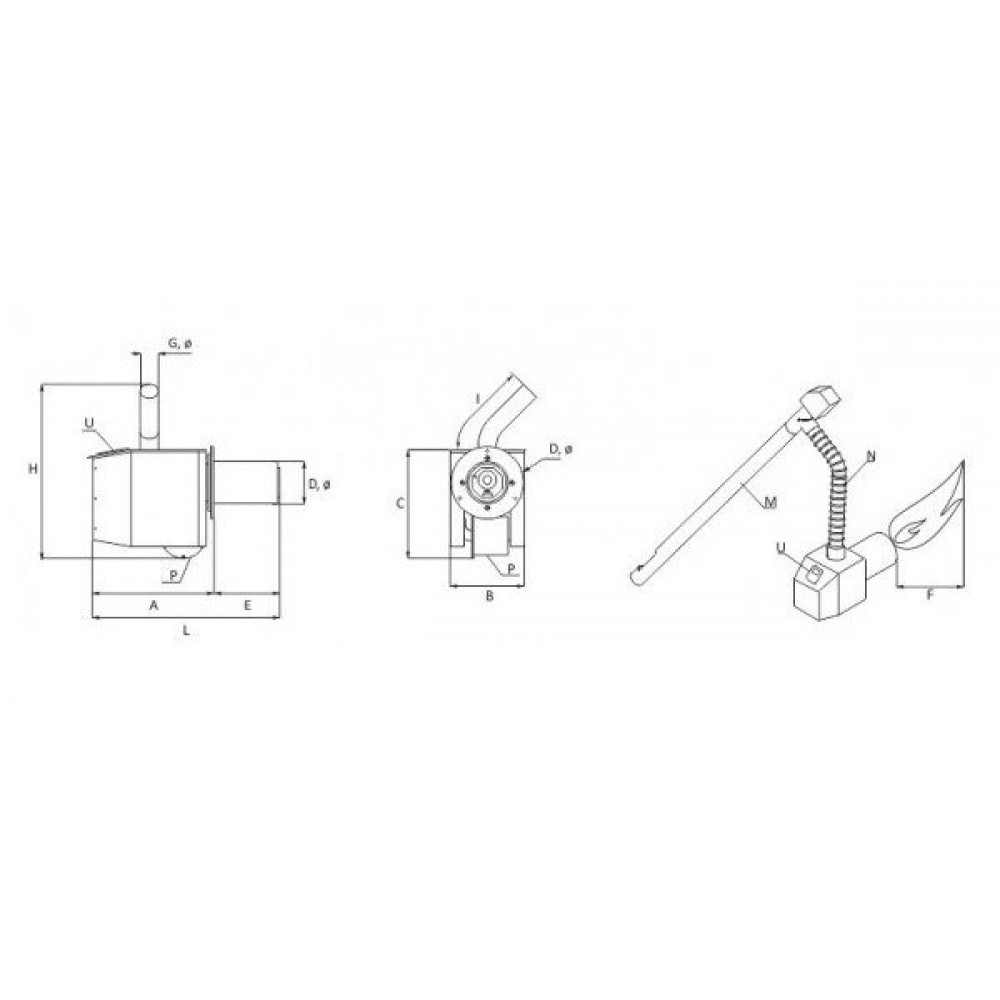 Pellet Burner BURNiT Pell 25, 5-25kW | Pellet Burners | Pellet |
