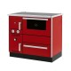 Wood burning cooker with back boiler Alfa Plam Alfa Term 20 Red, 23kW | Cookers | Wood |