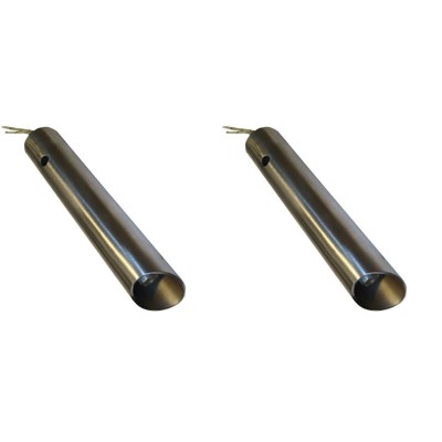 Pellet burner igniter with air-canalizing tube for Ferroli, Anselmo Cola and others, total length 130mm, 350W - x2 - Product Comparison