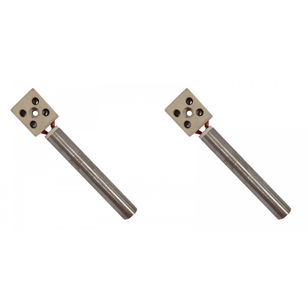 Igniter / Heating element for pellet stoves Eurofiamma, Arce and others, length 80mm, 250W - x2 | Igniters / Resistors for Pellet Stoves | Pellet Stove Parts |