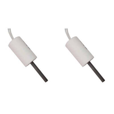 Low-voltage Igniter / Heating element for pellet stoves ComfortBilt, Edilkamin and others,  total length 66mm, 90 - 100W to 24 Volt AC - x2 - Igniters / Resistors for Pellet Stoves