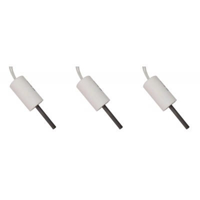 Low-voltage Igniter / Heating element for pellet stoves ComfortBilt, Edilkamin and others,  total length 66mm, 90 - 100W to 24 Volt AC - x3 - Igniters / Resistors for Pellet Stoves