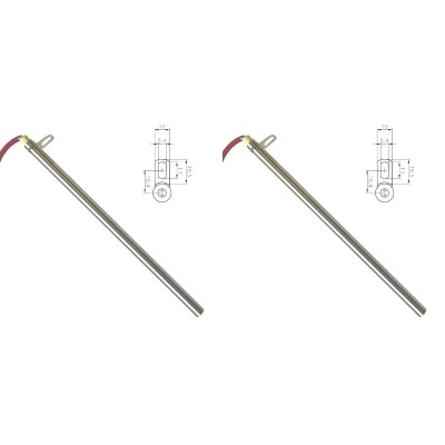 Igniter / Heating element for pellet stoves Edilkamin and others, total length 280mm, 470W - x2 - Pellet Stove Parts