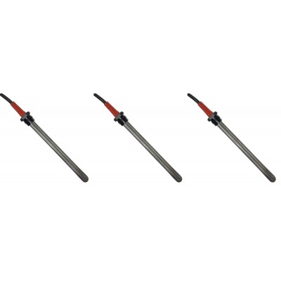 Igniter / Heating element for pellet stoves Palladio and others, total length 145mm, 250W - x3 - Igniters / Resistors for Pellet Stoves