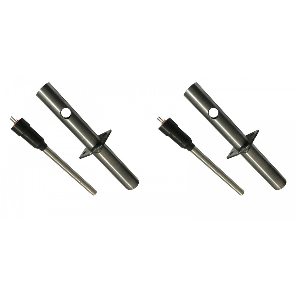 Igniter / Heating element for pellet stoves Enviro with air-canalizing tube, total length 153mm, 230W - x2