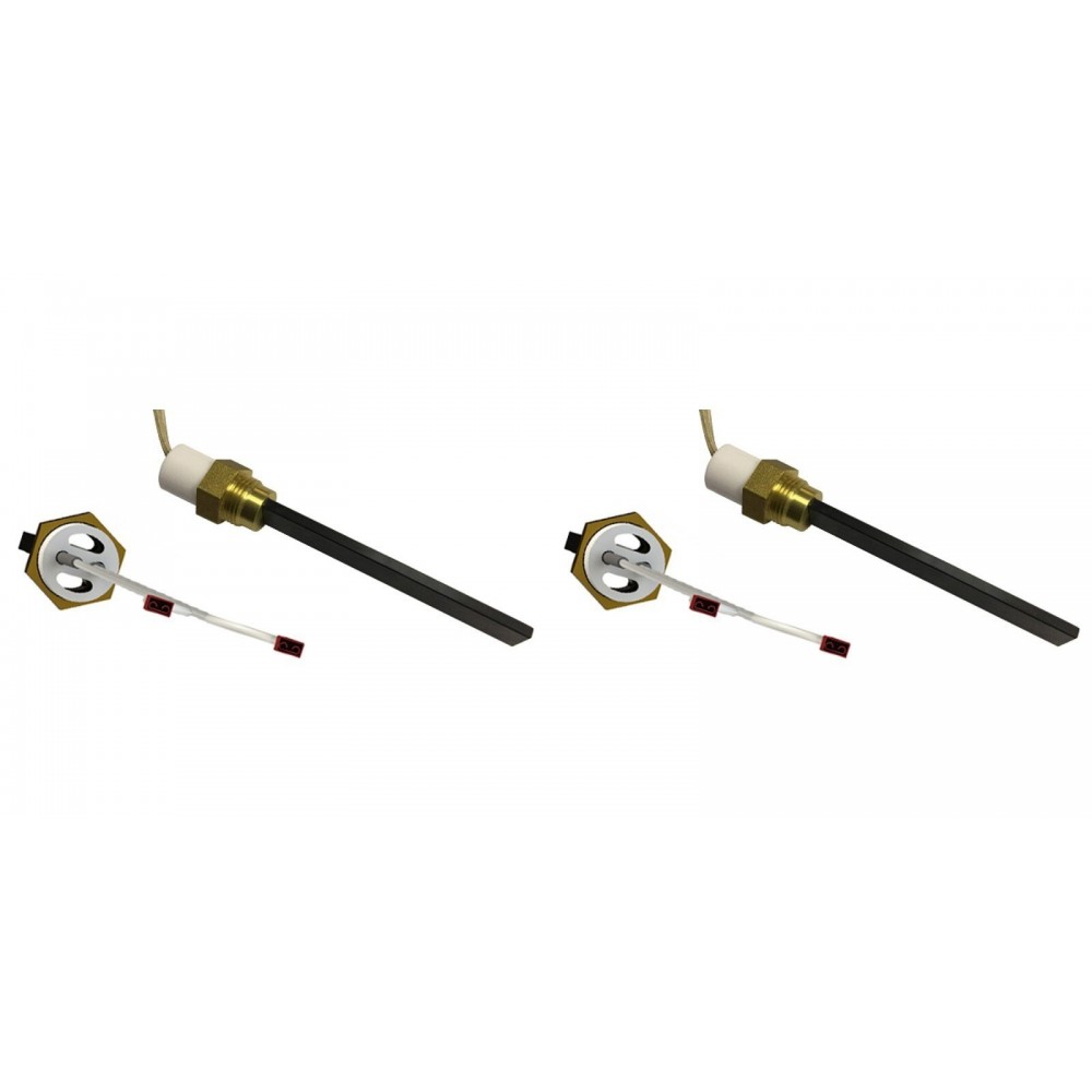 Low-voltage Igniter / Heating element for pellet stoves Eco Spar, BURNiT, ComfortBilt and others, total length 123mm, 120W to 24V - x2
