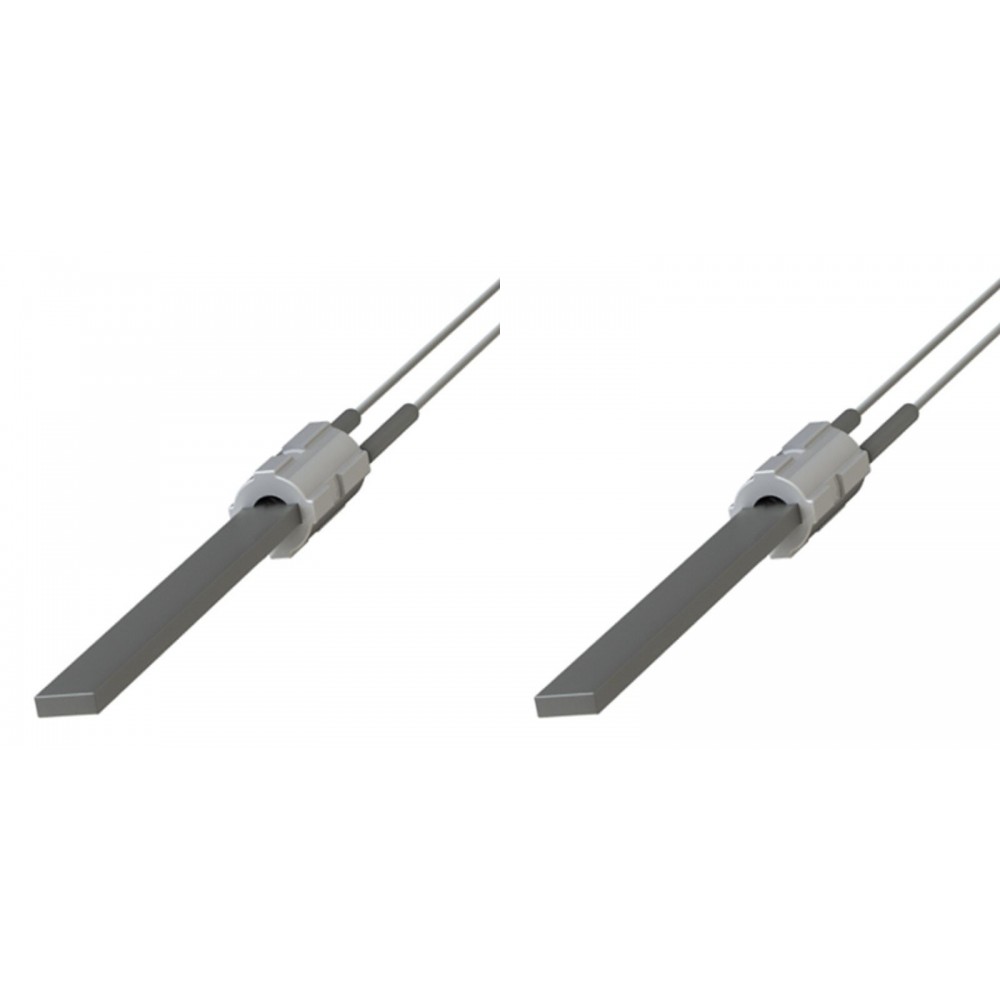 Igniter / Heating element with black quartz crystal for pellet stoves Eco Spar, BURNiT, Palazzetti, VistaFlame, Whitfield, Lennox and others, total length 122mm, 400W - x2