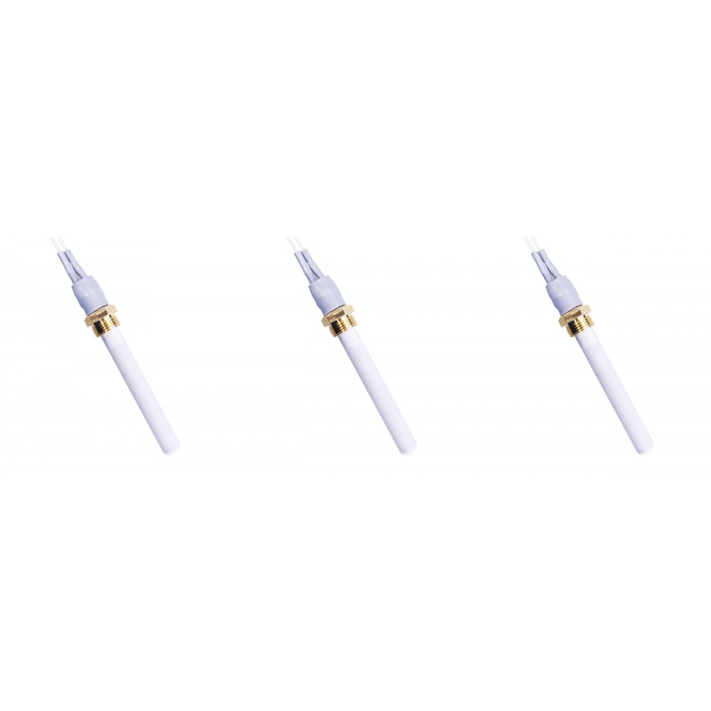 Ceramic Igniter / Heating element for pellet stoves Eco Spar, BURNiT, Warmflow, Adler, AMG, Ecoteck and others, total length 88mm, 250W - x3 | Igniters / Resistors for Pellet Stoves | Pellet Stove Parts |