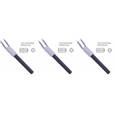 Ceramic Igniter / Heating element for pellet stoves BURNiT, Palazzetti and others, total length 113mm, 260W - x3 - 