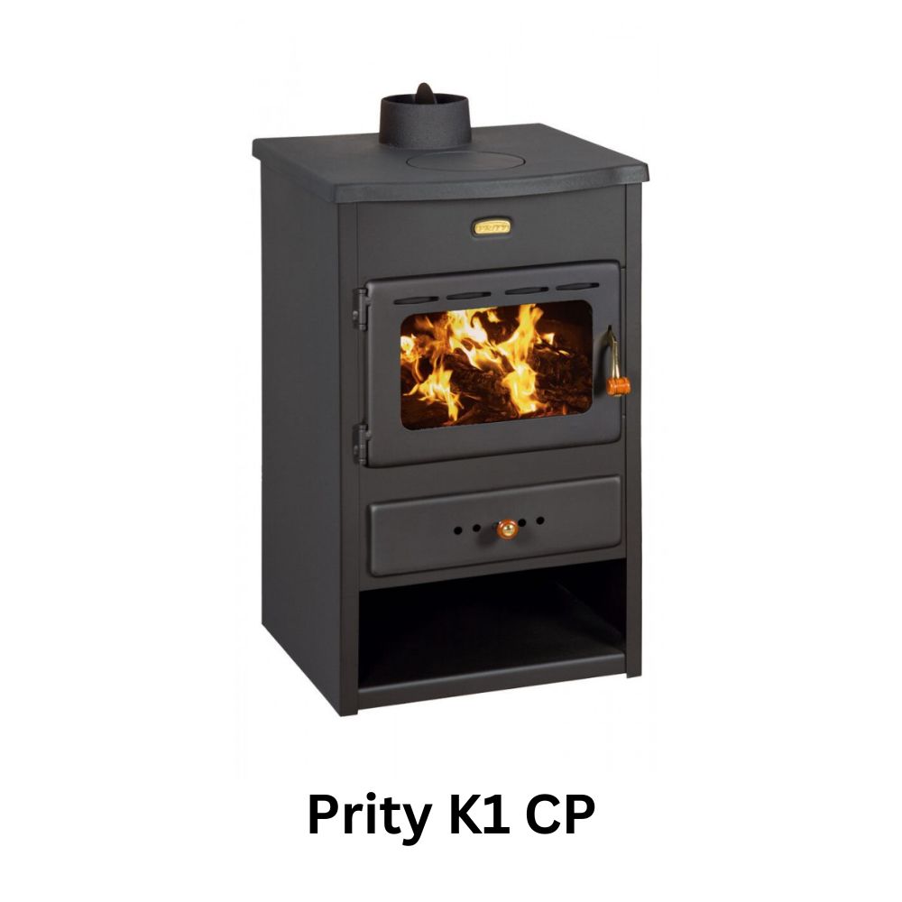 Cast iron wood-burning fireplace Prity K1 CP