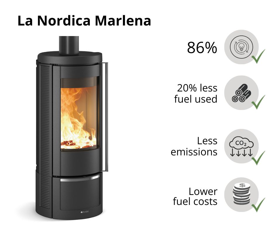 Italian wood burning stove