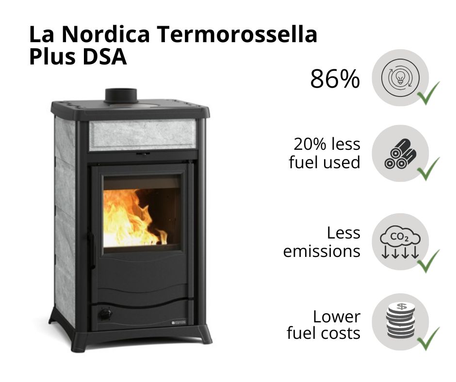 Italian wood burning stove