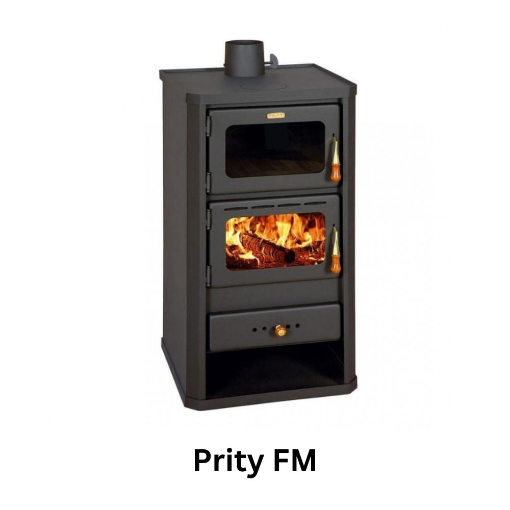 Wood-burning fireplace with oven Prity  FM